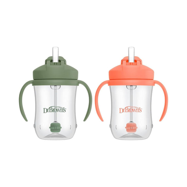 2-Pack Dr. Brown's Milestones Baby's First Straw Cup