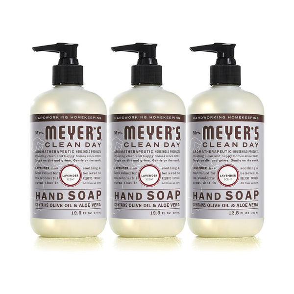 3-Pack MRS. MEYER'S CLEAN DAY Hand Soap