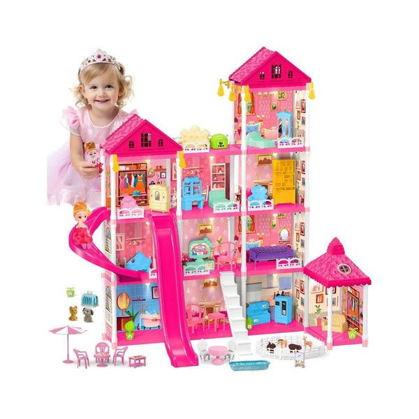 Doll House Play House Princess Castle Building Toys for Girls