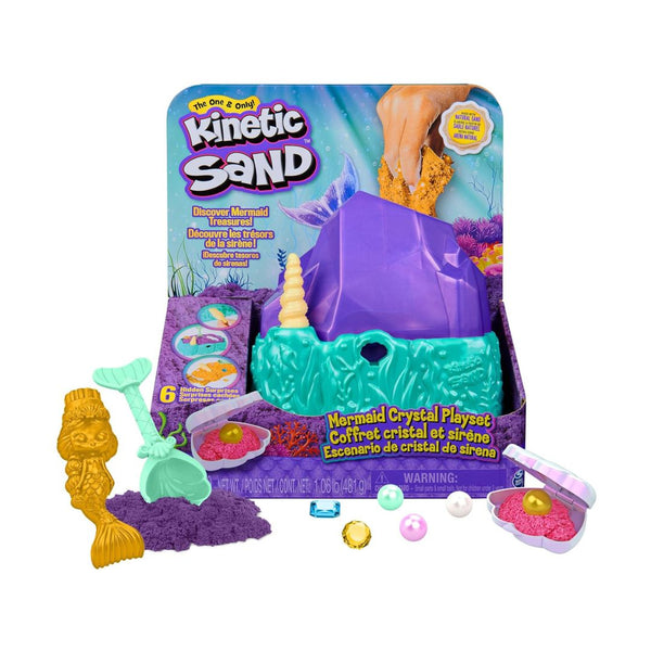 Kinetic Sand Mermaid Crystal Playset
