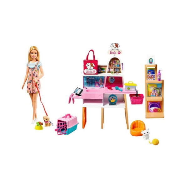 Barbie Doll and Pet Boutique Playset