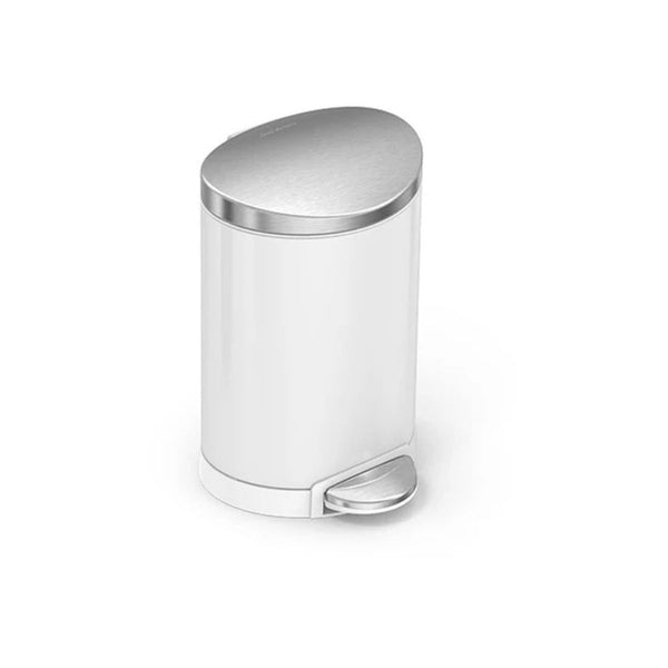 Simplehuman 1.6 Gallon Semi-Round Step Trash Can
