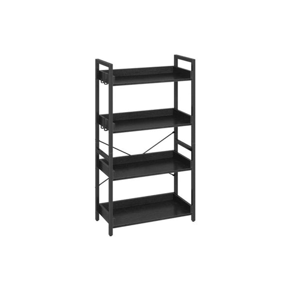 4-Tier Bookshelf With Hooks