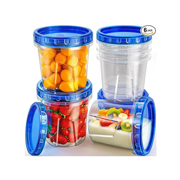 6-Pack Freezer Storage Containers