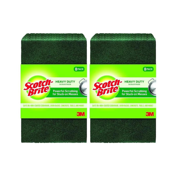 16 Scotch-Brite Heavy Duty Scour Pads