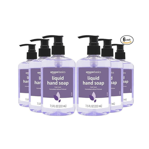 6-Pack Amazon Basics Original Fresh Liquid Hand Soap