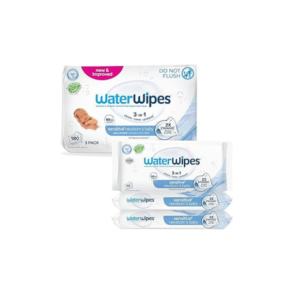 180-Count Water Baby Wipes