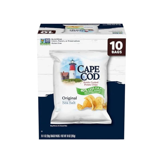 10 Pack Cape Cod Original Kettle Chips
