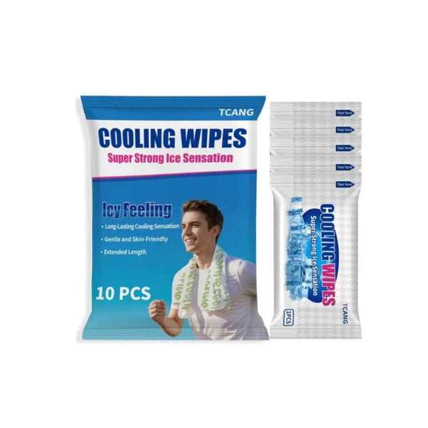 10-Pack Cooling Body Wipes