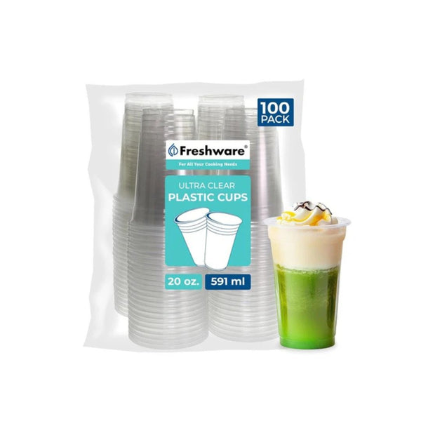 100 Freshware Plastic Cups