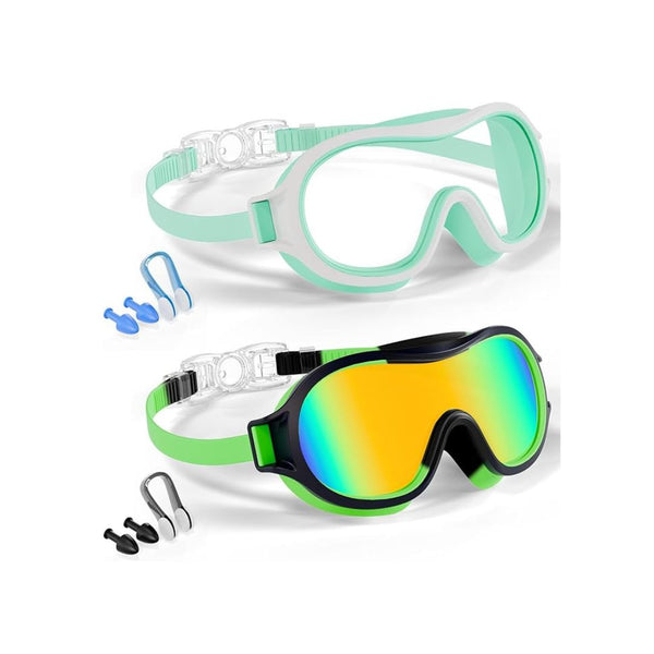 2-Pack Kids Swim Goggles
