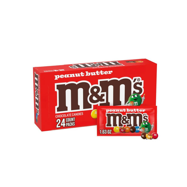 24-Pack M&M’S Peanut Butter Candy (OU-D)