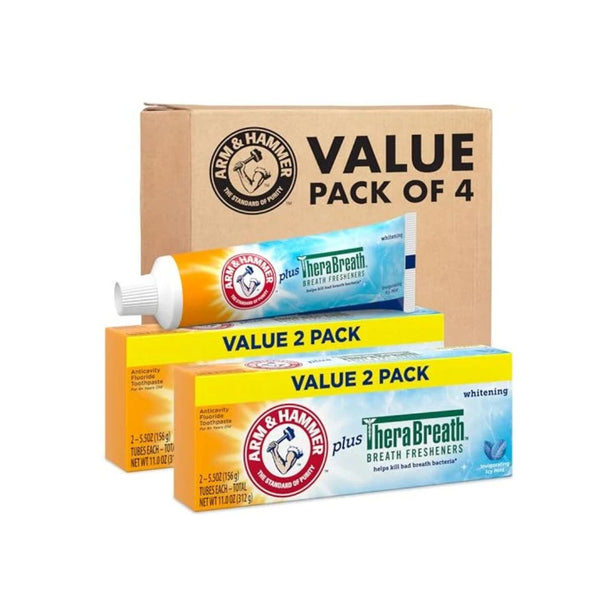 4 Pack Arm & Hammer Icy Mint Toothpaste