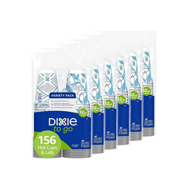 Dixie To Go Paper Coffee Cups With Lids