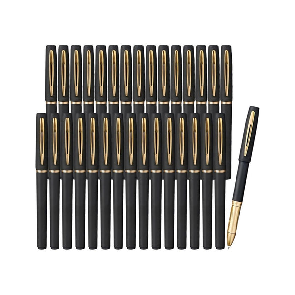 30 Pcs Gel Pens Black Fine Point Smooth Writing Pens