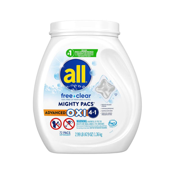 72-Count all Unit Dose Laundry Detergent