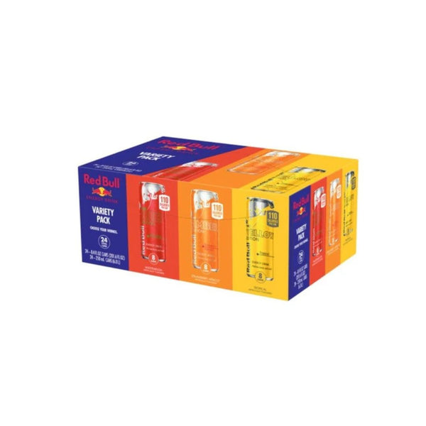 24 Cans Red Bull Energy Drink Variety Pack