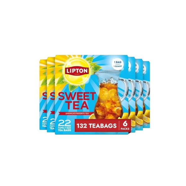 132 Pack Lipton Southern Sweet Iced Tea Bags