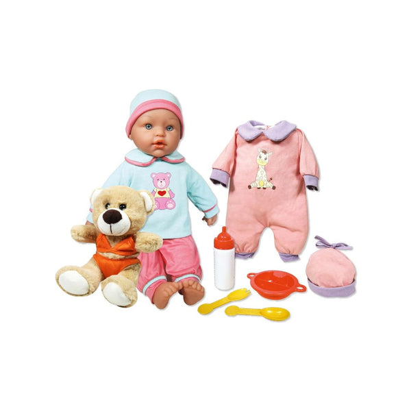 15-inch Baby Doll Billie & Little Bear