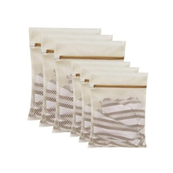 6 Pack Laundry Bag, Durable Honeycomb Mesh Laundry Bags Suitable