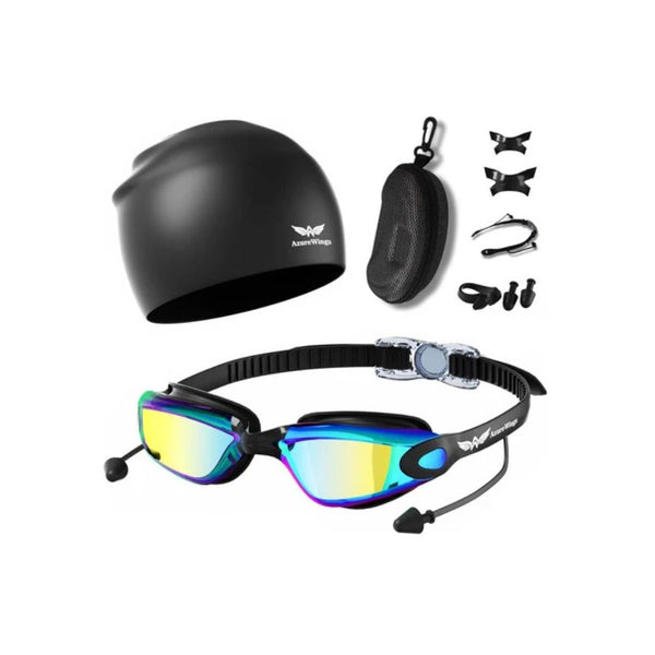 7-in-1 Swim Goggles and Cap Set (8 Colors)