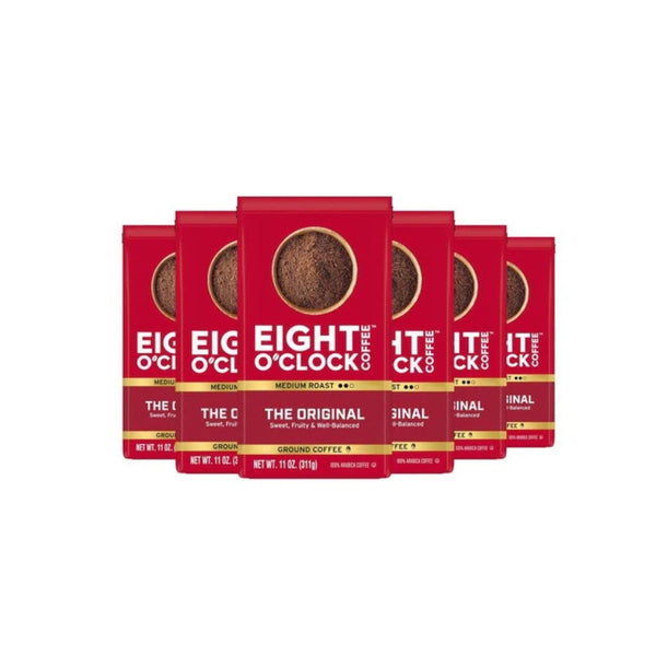 6-Pack Eight O’Clock Ground Coffee (11oz)