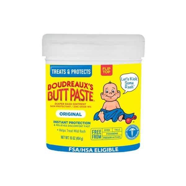 Boudreaux’s Butt Paste Diaper Rash Cream (16oz)