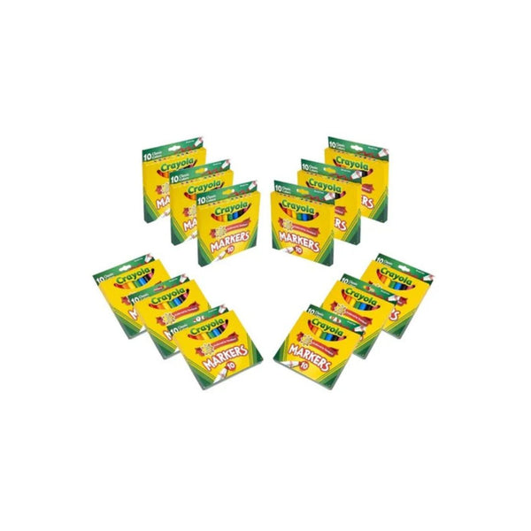 12 Packs of 10 Crayola Markers