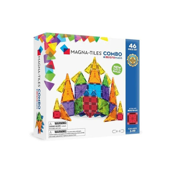MAGNA-TILES Combo 46-Piece Magnetic Construction Set