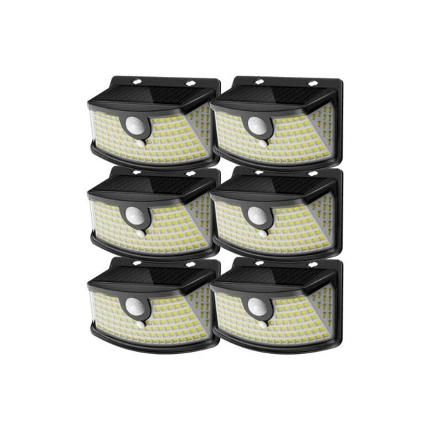 6-Pack 120 LED Solar Motion Sensor Lights