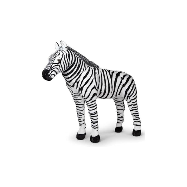 Melissa & Doug Giant Striped Zebra Lifelike Stuffed Animal