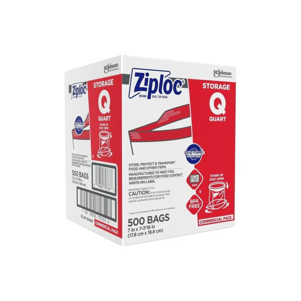 500 Ziploc Quart Storage Bags