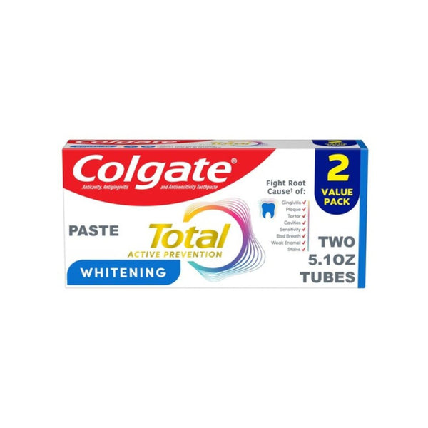 2-Pack Colgate Total Whitening Toothpaste Paste