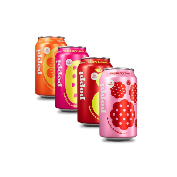 12-Pack Poppi Prebiotic Soda 12oz