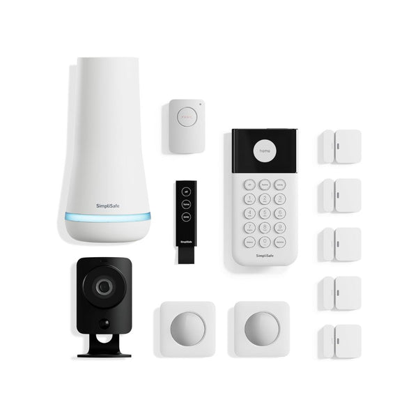 12 Piece SimpliSafe Wireless Home Security System w/HD Camera