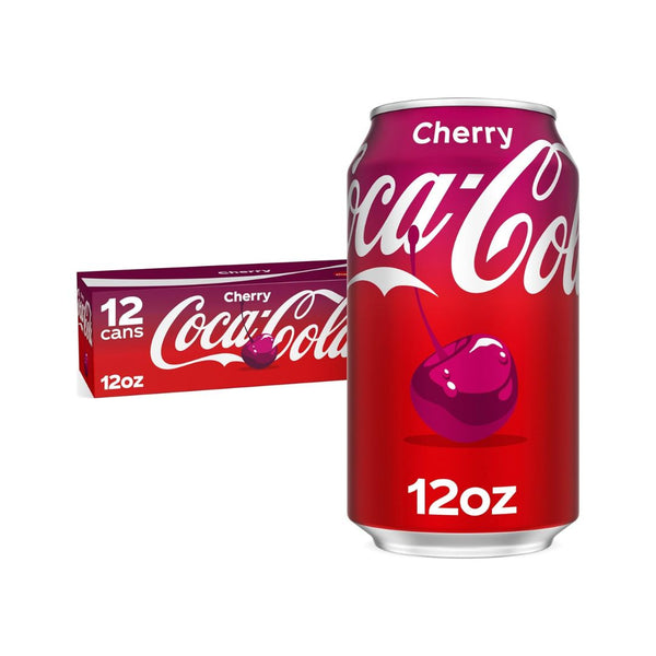 12 Coca-Cola Cherry Coke Soda, 12 Fl Oz