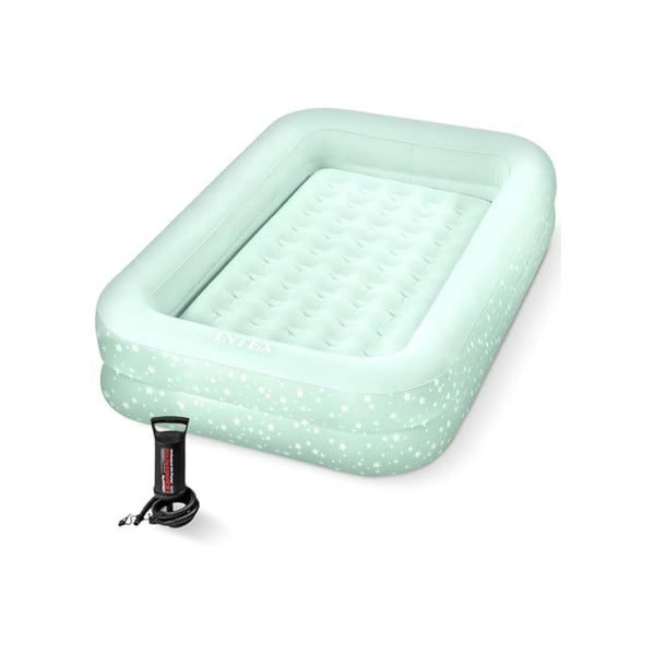 Intex Kids Travel Air Mattress Inflatable Bed With Raised Sides