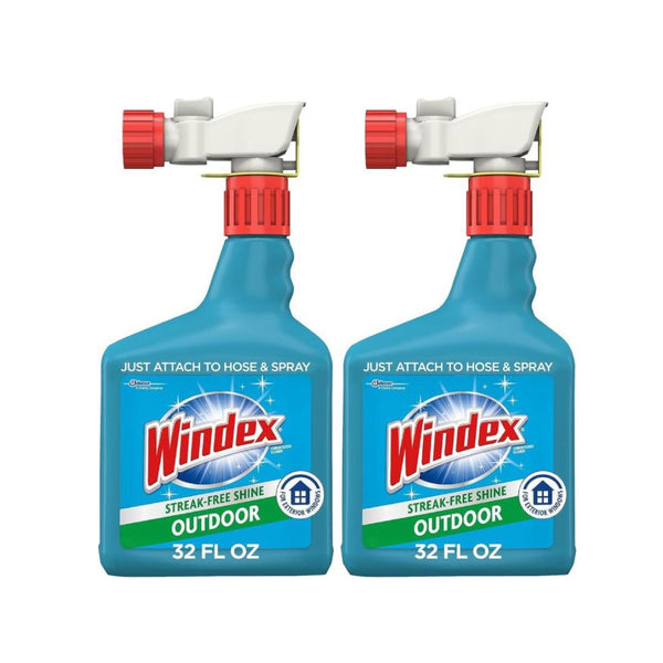 2 Windex Outdoor Window and Glass Cleaner
