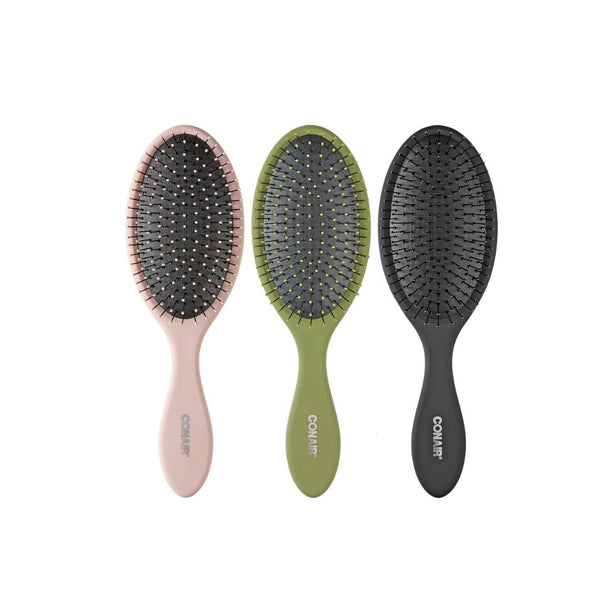 3-Pack Conair Detangling Hair Brush Set