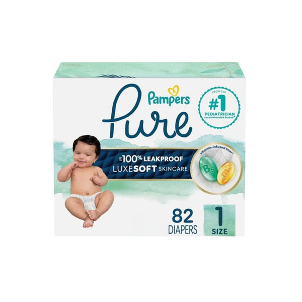 82 Pampers Pure Diapers