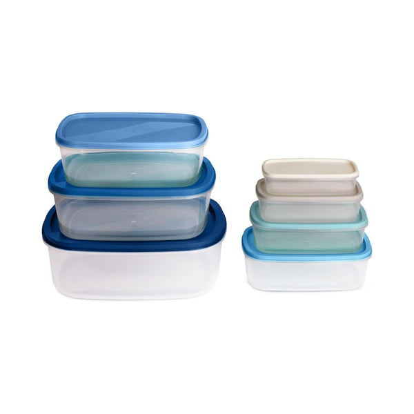 14-Piece Rectangular Food Storage Bowl Set
