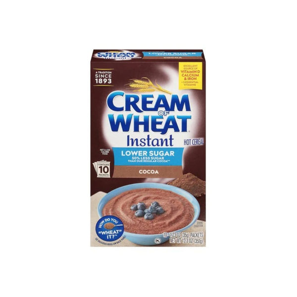 60 Cream of Wheat Lower Sugar Cocoa Instant Cereal Packets