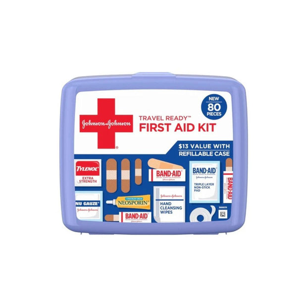 80-Piece Band-Aid Travel First Aid Kit