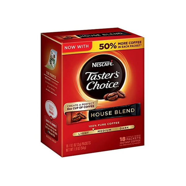 18 Count Nescafe Taster's Choice House Blend Sticks
