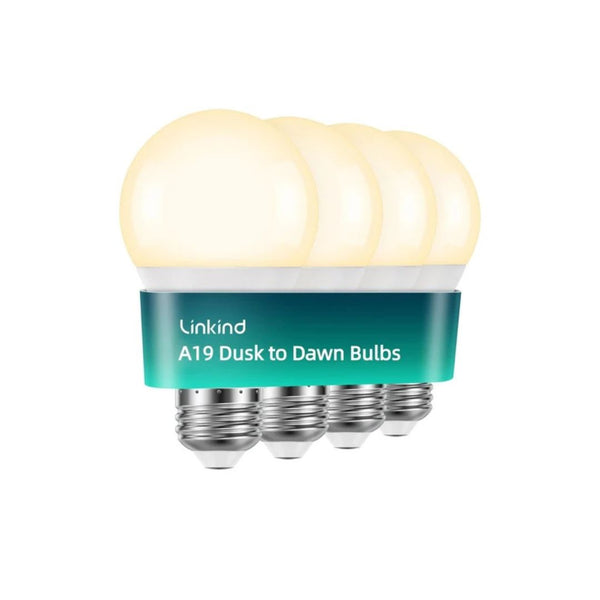 4-Pack Dusk To Dawn LED Light Bulbs