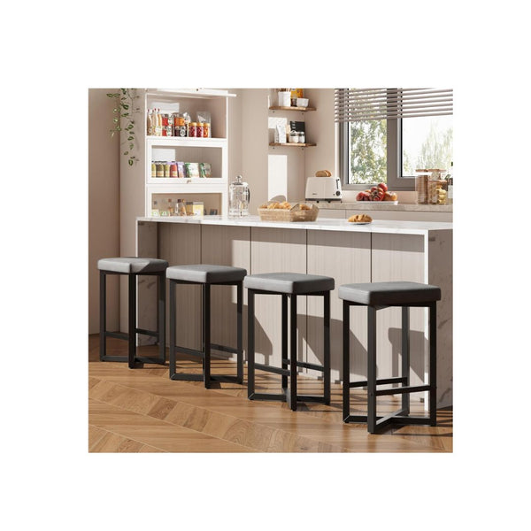 4 Bar Stools Set