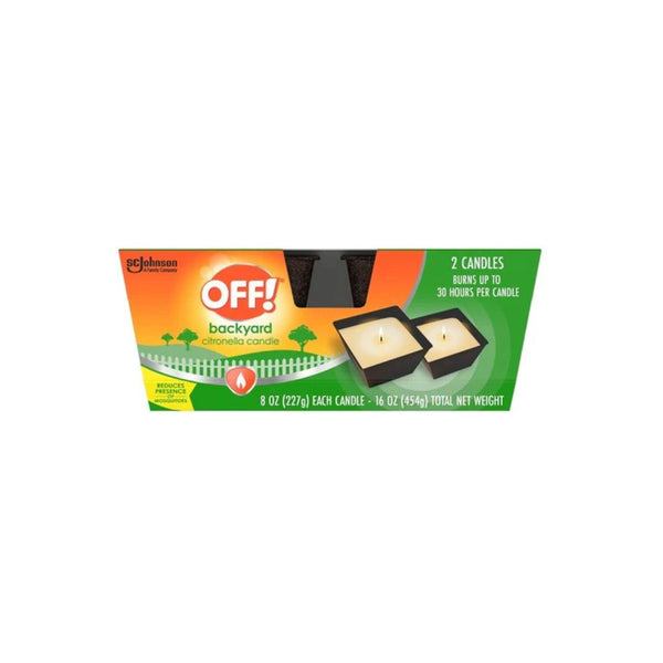 2-Pack OFF! Citronella Candles