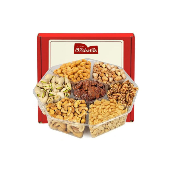 7 Sectional Nut Gift Basket (OK-Pareve)