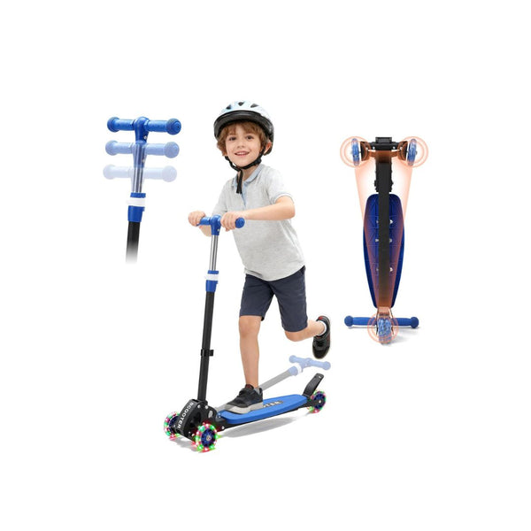 3-Wheel Light-Up Kick Scooter