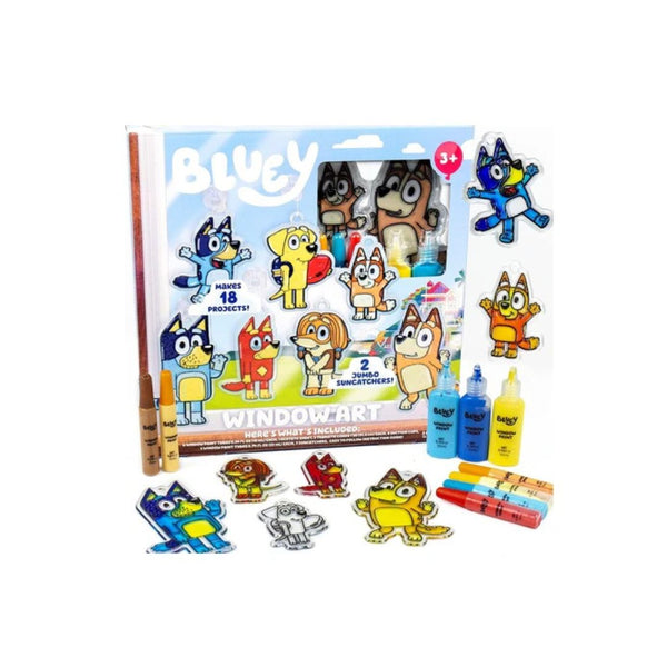 Bluey Window Art Suncatchers